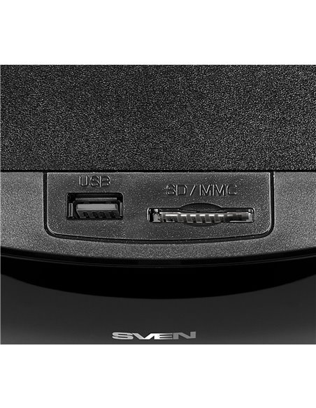 Boxe 5.1 SVEN HT-202 / 80W RMS / Bluetooth / FM-tune / USB Flash / SD card / Black