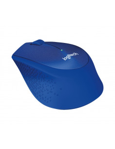 Logitech Wireless M330 Silent Plus, Optical Mouse for Notebooks, nano receiver, Blue 2