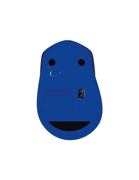 Logitech Wireless M330 Silent Plus, Optical Mouse for Notebooks, nano receiver, Blue