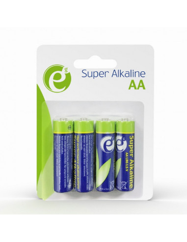 Gembird Alcaline Battery AA, 4pcs, Blister pack