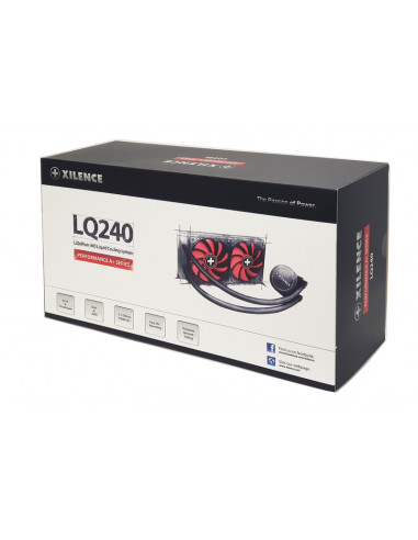 XILENCE Liquid Cooler (XC975) ”LiQuRizer 240” Performance A+ Socket LGA 1700/2066/2011/1151/1150/1155/1156/1200 & AM5/AM4, up...