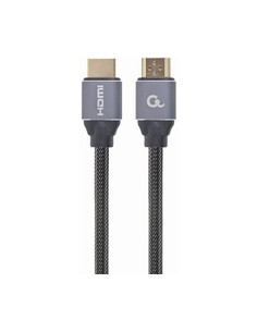 Cable HDMI 2.0 CCBP-HDMI-3M, Premium series 3 m, High speed with Ethernet, Supports 4K UHD resolution at 60Hz, Nylon, Gold p...