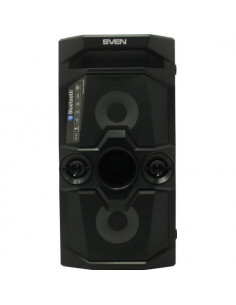 SVEN PS-650 Black, Bluetooth Portable Speaker, 50W RMS, Effective multi-colored lighting, LED display, FM tuner, USB & microS... 2