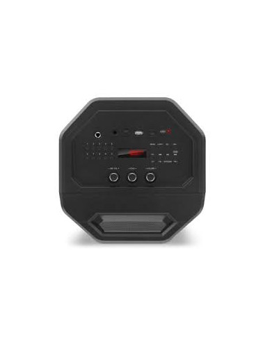 SVEN PS-650 Black, Bluetooth Portable Speaker, 50W RMS, Effective multi-colored lighting, LED display, FM tuner, USB & microS...