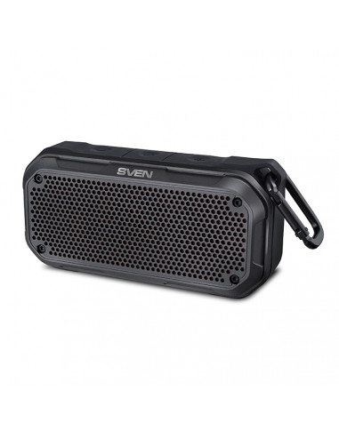 Boxa portabila SVEN PS-240, Black / 12W / Bluetooth / FM / USB / microSD / 2000mA*h