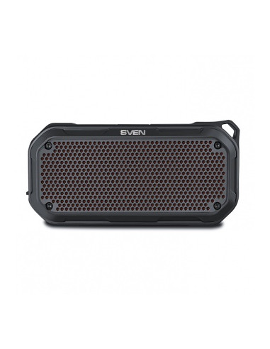 Boxa portabila SVEN PS-240, Black / 12W / Bluetooth / FM / USB / microSD / 2000mA*h