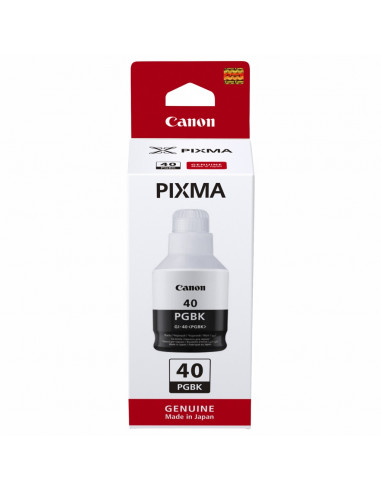 Ink Bottle Canon INK GI-40 BK (3385C001), Black, 170ml for Canon Pixma G6040/ G5040/ GM7040, 6000 p.