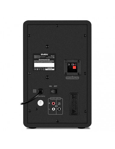 Колонки 2.0 SVEN SPS-710 / 40W RMS / Bluetooth / FM / USB / SD / Black