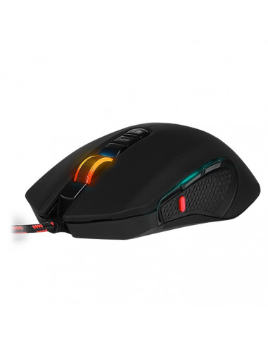 SVEN RX-G955 Gaming, Optical Mouse, 600-4000 dpi, 7+1 buttons (scroll wheel), DPI switching modes, Two navigation buttons (F...