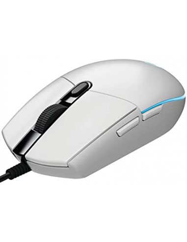 Logitech Gaming Mouse G102 LIGHTSYNC RGB lighting, 6 Programmable buttons, 200- 8000 dpi, Onboard memory, White