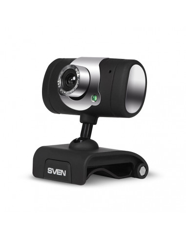Camera SVEN IC-545, Microphone, 1.3Mpixel, 5G glass lens, hinge for easy camera rotation at any angle, UVC, USB2.0, Black