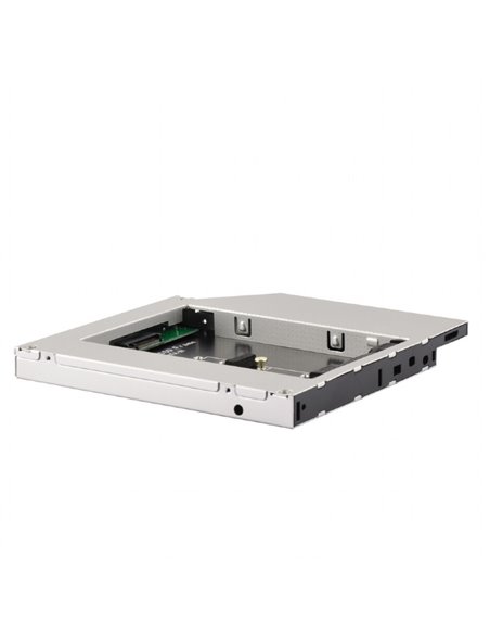 Gembird A-SATA12M2-01, Slim 5.25'' bay mounting frame for NGFF (M.2) SSD memory card, 12.7 mm height