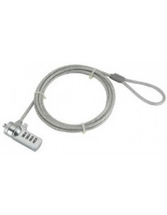Gembird LK-CL-01 Cable lock for notebooks (4-digit combination), 4 mm steel cable 2