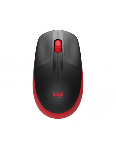 Logitech Wireless Mouse M190 Full-size - RED - 2.4GHZ - EMEA - M190