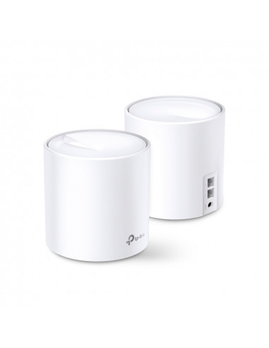 TP-LINK Deco X20(2-pack) AX1800 Mesh Wi-Fi 6 System, 2 LAN/WAN Gigabit Port, 1201Mbps on 5GHz + 574Mbps on 2.4GHz, 802.11ax/...