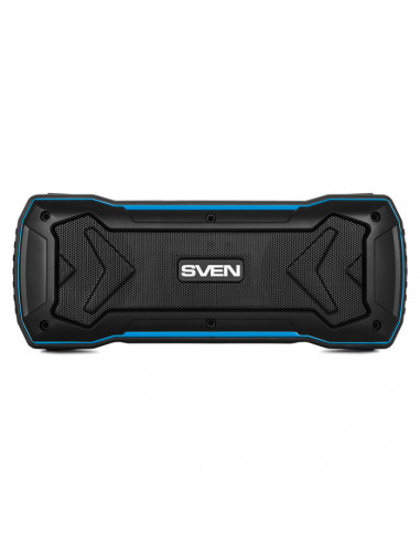 Boxa portabila SVEN PS-220, Black-Blue / 10W / Bluetooth / FM / USB / microSD / 1200mA*h
