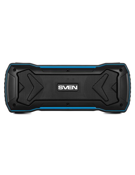 Boxa portabila SVEN PS-220, Black-Blue / 10W / Bluetooth / FM / USB / microSD / 1200mA*h