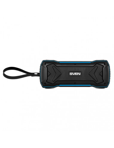 Boxa portabila SVEN PS-220, Black-Blue / 10W / Bluetooth / FM / USB / microSD / 1200mA*h