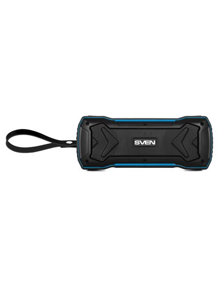 Колонка Портативная SVEN PS-220, Black-Blue / 10W / Bluetooth / FM / USB / microSD / 1200mA*h