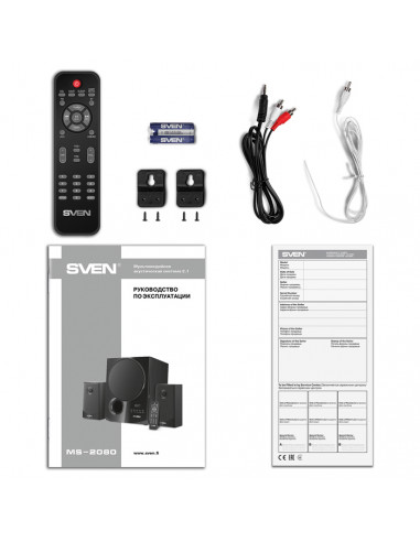 Колонки 2.1 SVEN MS-2080 / 70W RMS / Bluetooth / Black