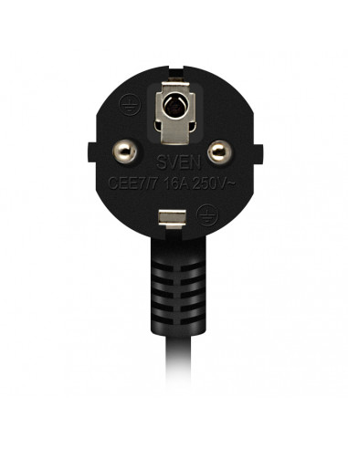 Surge Protector SVEN SF-05LU, 5 Sockets + 2 USB (2,4 A) , 5.0m, Black, color box