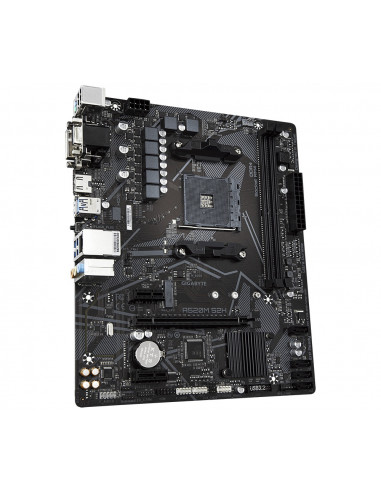 GIGABYTE GA-A520M-S2H, Socket AM4, AMD A520, Dual 2xDDR4-5100, APU AMD graphics, VGA, DVI, HDMI, 1xPCIe X16, 4xSATA3, RAID, 1...