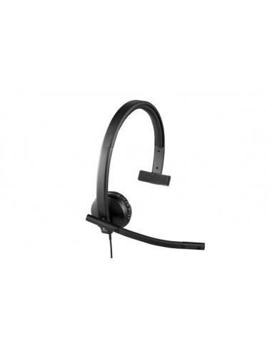Casti Logitech H570e / Mono / Black