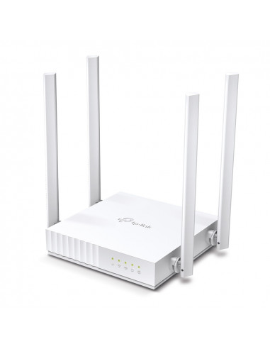 TP-LINK Archer C24 AC750 Dual Band Wireless Router, 433Mbps at 5GHz + 300Mbps at 2.4GHz, 802.11a/b/g/n/ac, 1 WAN + 4 LAN, Mu...