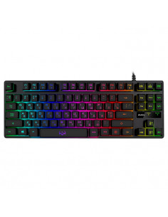 SVEN KB-G7400 Gaming Keyboard, membrane with tactile feedback, 87 keys, 12 Fn-keys, Backlight, USB, Рус/Укр/Eng, Black