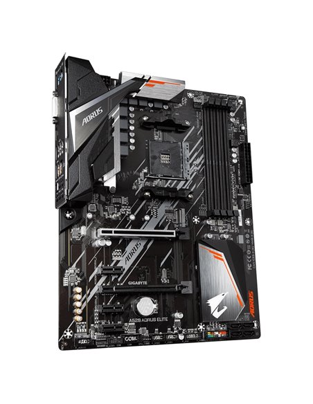 GIGABYTE GA-A520 AORUS Elite, Socket AM4, AMD A520, Dual 4xDDR4-4733, APU AMD graphics, DVI, HDMI, 2xPCIe X16, 4xSATA3, RAID,...