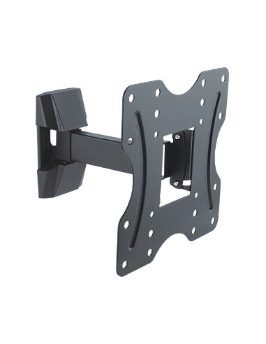 TV-Wall Mount for 23-42” - PureMounts ”PM- FM10-200”, Tilted, up to 30kg, Tilt: +3/ -14°, 56mm - 205mm wall distance, max.VES...