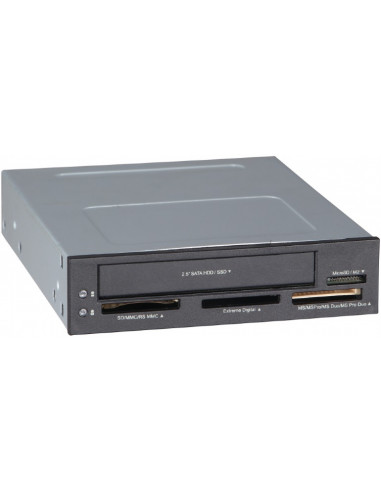 Card Reader Gembird FDI2-ALLIN1-03, Internal USB card reader/writer with SATA port, black