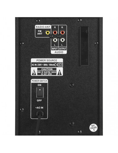 Колонки 2.1 SVEN MS-1821 / 44W RMS / Bluetooth / Black