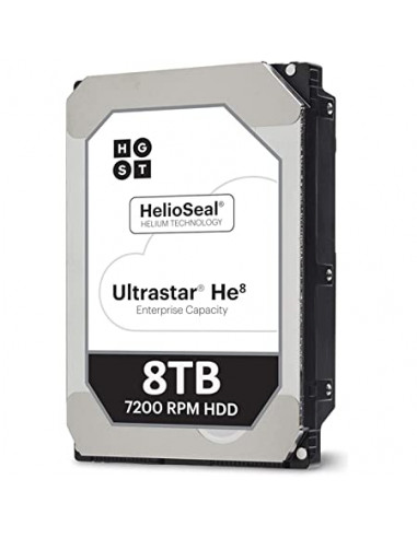 3.5" HDD 8.0TB HGST / Hitachi Ultrastar He8 Enterprise Capacity / DataCenter HDD, SED, HelioSeal, 512e, 7200rpm, 128MB, SATA...