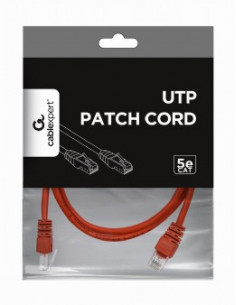 UTP Cat.5e Patch cord, 1m, Red 2