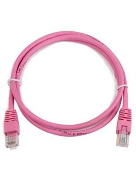 UTP Cat.5e Patch cord, 2m, Pink