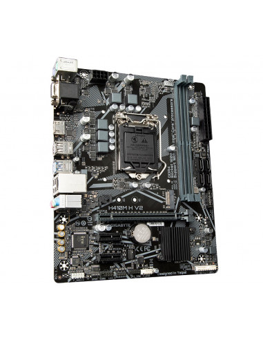GIGABYTE H410M H V2, Socket 1200, Intel® Q470 (10th Gen CPU), Dual 2xDDR4-2933, CPU Intel graphics, VGA, HDMI, 1xPCIe X16, 4x...