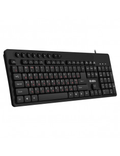 SVEN KB-C3060, Keyboard, Waterproof construction, 113 keys, 9 shortcut key, 1.5m, USB, Black, Rus/Ukr/Eng 2