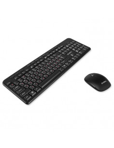 SVEN KB-C3200W, Wireless, Multimedia Keyboard & Mouse, 2.4GHz, (115 keys, 11 Fn-keys) + Mouse (3 + 1 (scroll wheel), 800/1200... 2