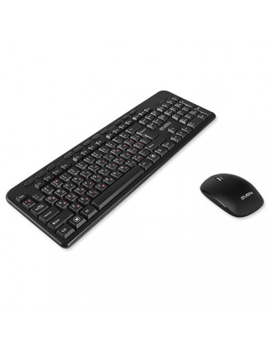SVEN KB-C3200W, Wireless, Multimedia Keyboard & Mouse, 2.4GHz, (115 keys, 11 Fn-keys) + Mouse (3 + 1 (scroll wheel), 800/1200...
