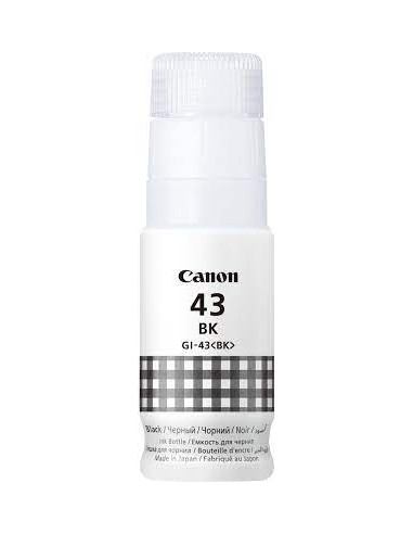 Ink Bottle Canon INK GI-43 BK (4698C001), Black, 60ml for Canon Pixma G640/540, 3700 pages.
