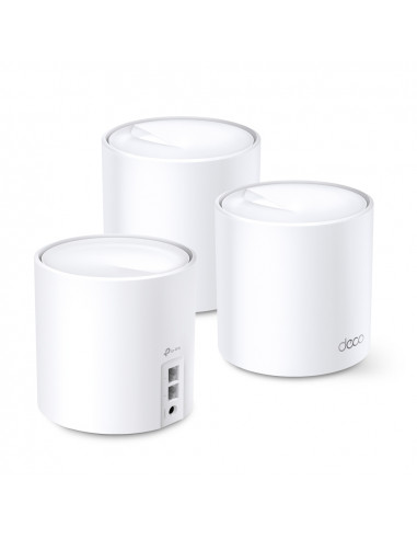 TP-LINK Deco X20(3-pack) AX1800 Mesh Wi-Fi 6 System, 2 LAN/WAN Gigabit Port, 1201Mbps on 5GHz + 574Mbps on 2.4GHz, 802.11ax/...