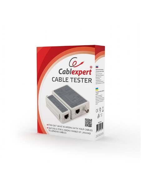 Gembird NCT-1 Cable tester for RJ-45 and RG-58 cables