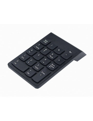 Wireless Keypad Gembird KPD-W-02 / 18 keys / USB / Black