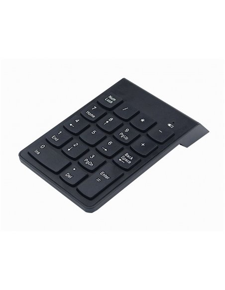 Wireless Keypad Gembird KPD-W-02 / 18 keys / USB / Black