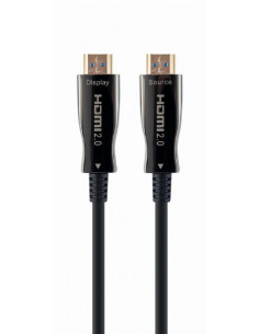 Cablu video Gembird CCBP-HDMI-AOC-20M-02 / Supports 4K UHD resolutions at 60Hz, male-male / 20 m