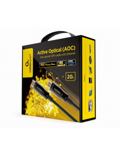 Cablu video Gembird CCBP-HDMI-AOC-20M-02 / Supports 4K UHD resolutions at 60Hz, male-male / 20 m 2
