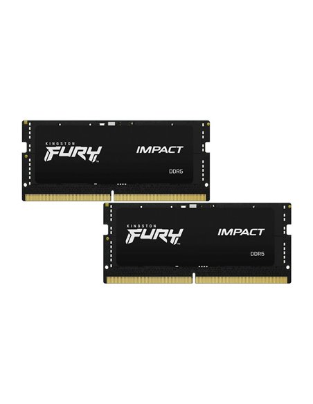 Оперативная память Kingston FURY® Impact DDR5-4800 SODIMM 64GB (Kit of 2*32GB)