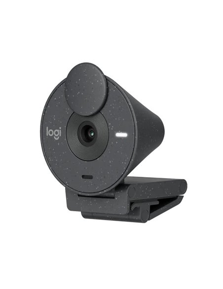 Camera Web Logitech Brio 300 / 1080p / auto light correction / noise-reducing mic / USB-C / Graphite