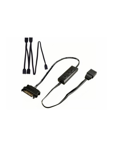 XILENCE LQZ.ARGB_Set Cable (XZ172), Cooling Control Set for ARGB components: 5V D/P 3PIN connections, 1x Mini Cable Controll...